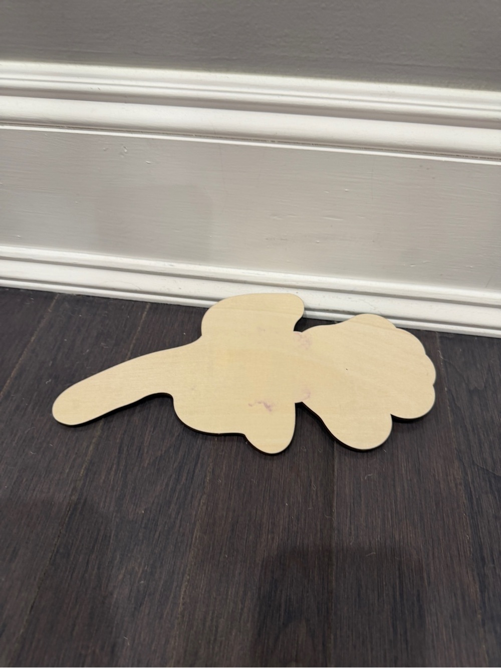 NWOT CUSTOM MADE 11” in Wooden Handprint Flower Infant Toddler Keepsake Gift - Picture 4 of 5